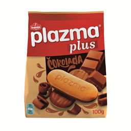 Keks Plazma Plus preliven cokoladom 100g