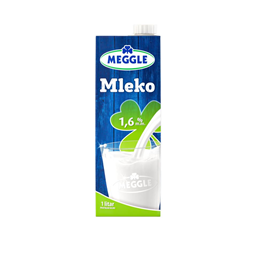Mleko sterilizov.1.6%mm Meggle cep TP 1l