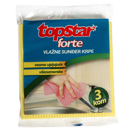 Sundjer-krpa Top Star Forte 3kom
