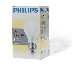Sijalica mat Philips E27 75W