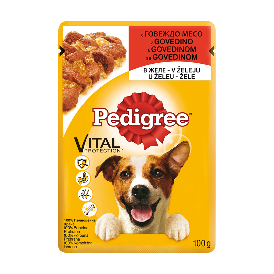 Hrana za pse sa govedinom Pedigree 100g
