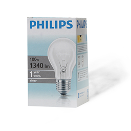 Sijalica bistra Philips E27 100W