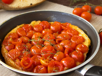 Omlet sa čeri paradajzom