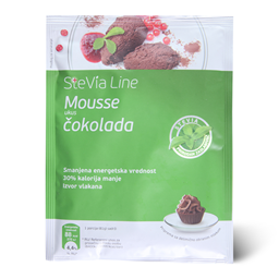 Mousse SteviaLine/cokolade i zasladj.75g