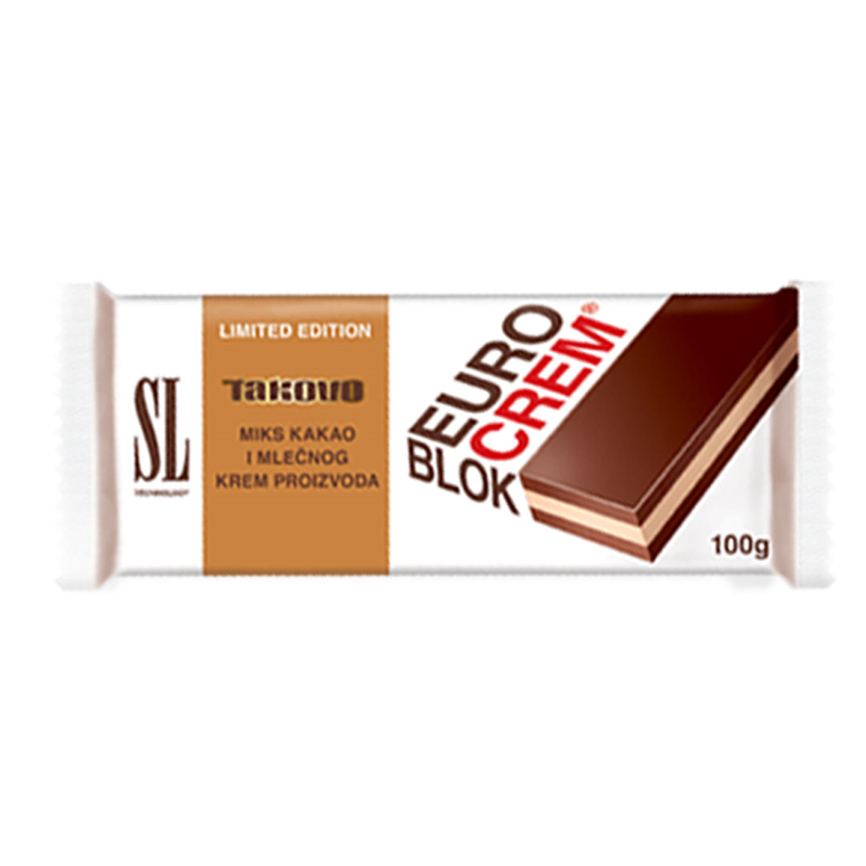 Krem tabla Euro blok Eurocrem 100g | Mlečna čokolada | Čokolade | Čokoladni  proizvodi | Slatki i slani konditori | maxi.rs
