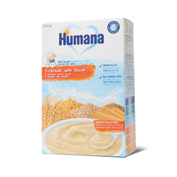 Humana ml.kasica/5 zitar./keks 200g +6m