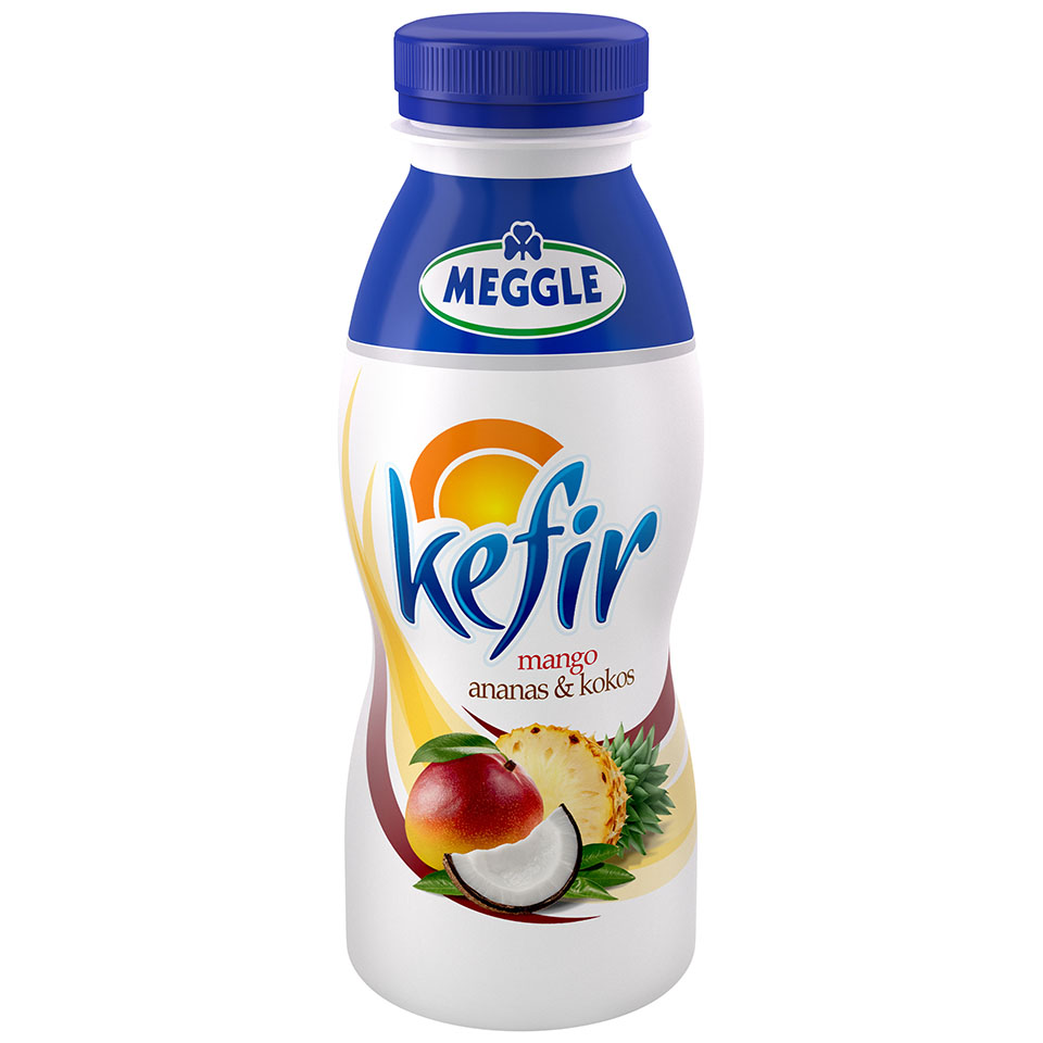 Meggle | Kefir/ananas,mango,kokos, 330g | Maxi