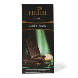 Cokolada crna Mint&Lemon Heidi 80g