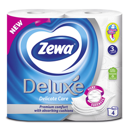 Toalet papir Zewa Deluxe pure white 4/1