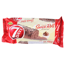 Rolat 7Days Swiss Rolls With cacao creme 200g,Marbo