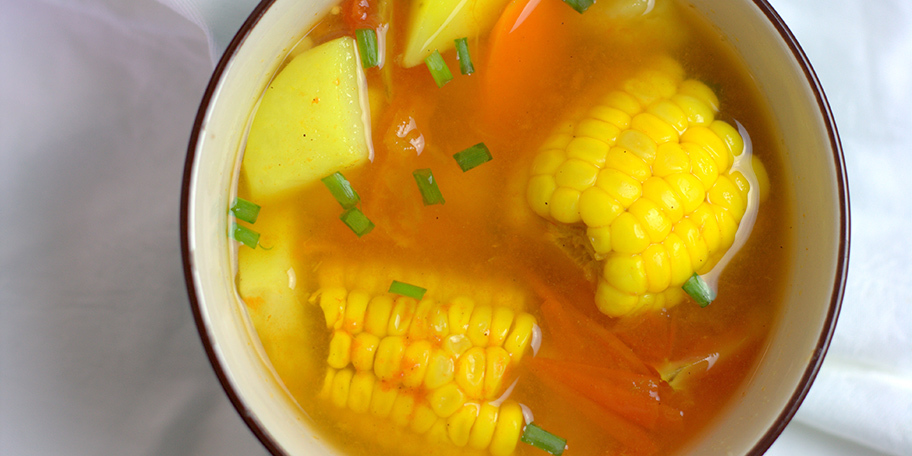 Supa od kukuruza, krompira i šargarepe