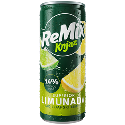 Sok limunada ReMix Knjaz Milos 0,33l