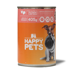 Hrana/pse/pilet.curetina Happy pets 405g