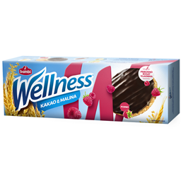 Keks Wellness integ.malina cokolada 150g