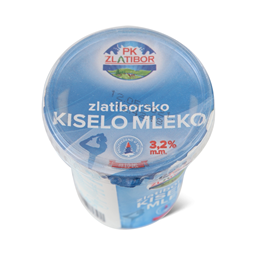 Kiselo mleko 3.2%mm Zlatiborsko 380g
