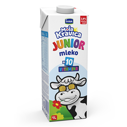 Moja kravica junior UHT mleko 2.8%mm 1l