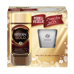 Kafa inst.Nescafe Gold 200g+poklon solja