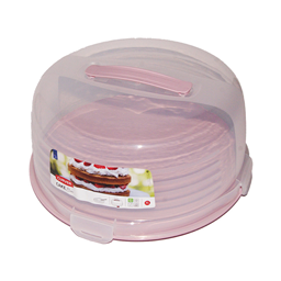 Kutija za tortu okrugla roze Curver