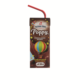 Cokoladno mleko Poppy 200ml