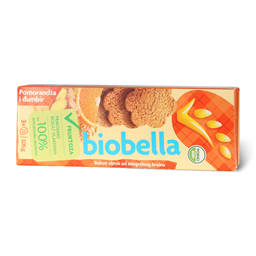 Keks narandza i djumbir Biobella,105g