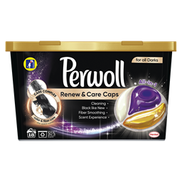Perwoll Renew&Care Caps Black 18WL