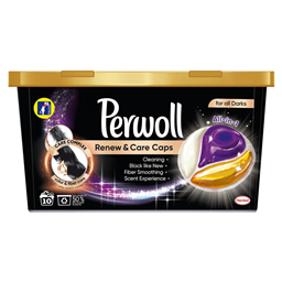 Perwoll Renew&Care Caps Black 10WL