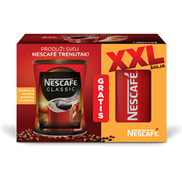 Nescafe Classic 250g + XXL solja gratis