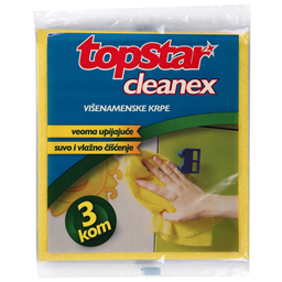 Krpa Top Star Cleanex visenamenska 3kom
