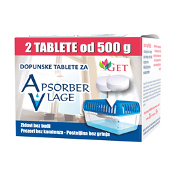 Tablete dopunske za Apsorber vlage2x500g