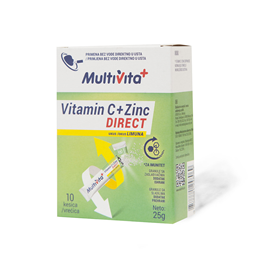 Multivita Vitamin c+zinc direct 10/1 25g