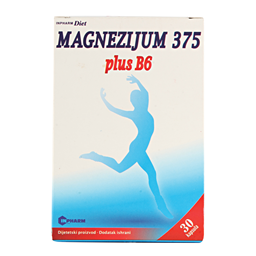 Magnezijum 375 plus B6 caps a 30