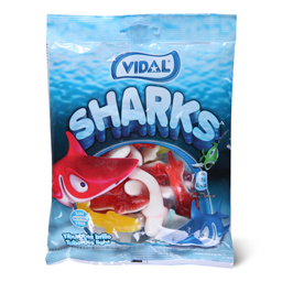 Bombona gumena Vidal Sharks 100g