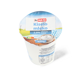 Kiselo mleko 2.8% mm Maxi 400g