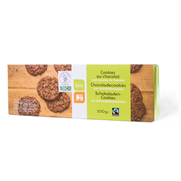Keks Cookies cokolada Delhaize Bio 200g