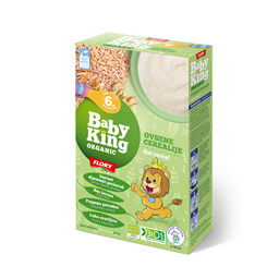 Baby King Ovsene cerealije Organic 200g