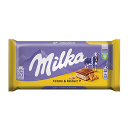 Cokolada cream&biscuit Milka  100g